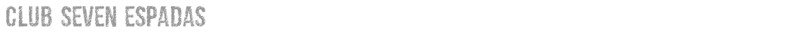 Club Seven Espadas font preview